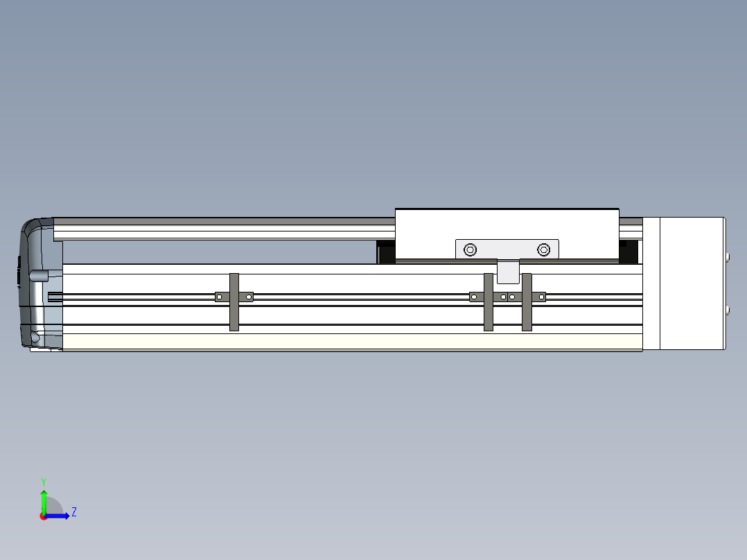 Toyo东佑达直线模组-ETH17-200-BL-M75B左视图