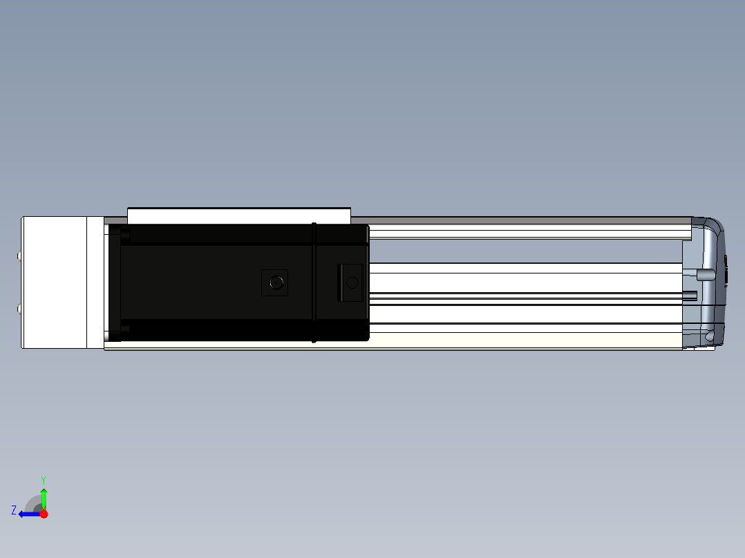 Toyo东佑达直线模组-ETH17-200-BL-M75B右视图