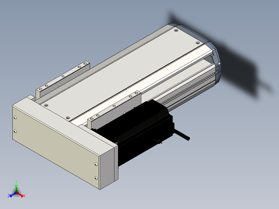 Toyo东佑达直线模组-ETH17-200-BL-M75B正等轴测图