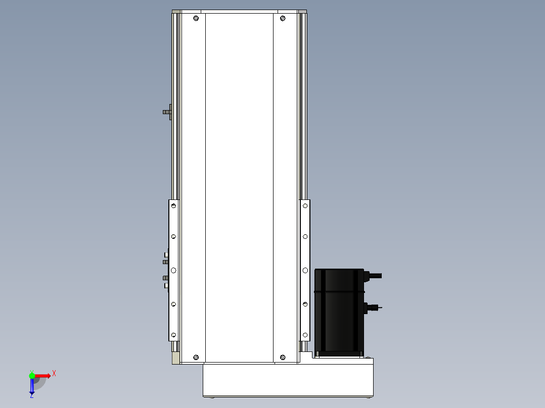 Toyo东佑达直线模组-ETH22-250-BL-750W俯视图