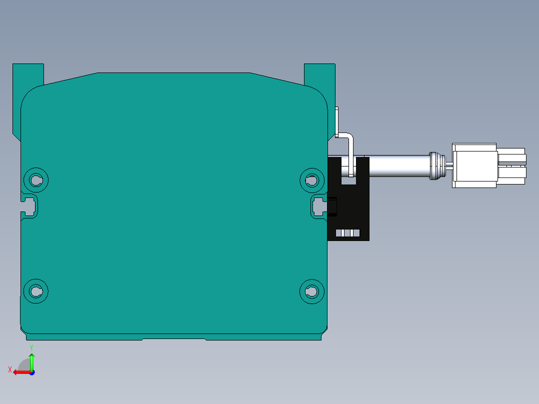 东锦丝杆传动-直线滑台模组DH100-C-L10-S700-BC-O400W-C3后视图