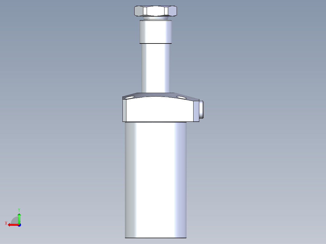 KOSMEKLHA0650-CR-Q35多系列多零件图纸模型后视图
