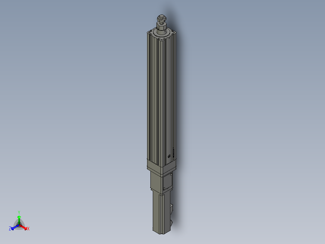 12VZ电动缸-VZ5-S250-BC主视图