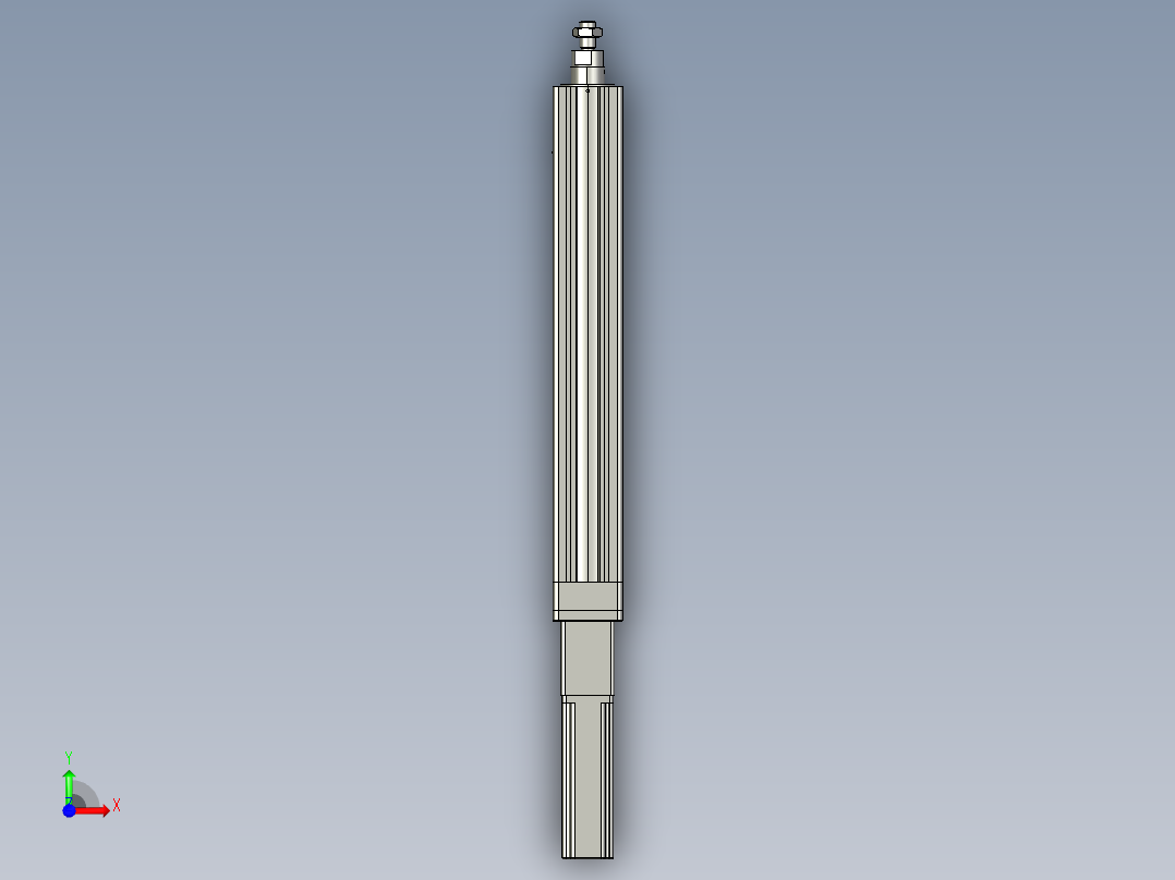 12VZ电动缸-VZ5-S250-BC前视图