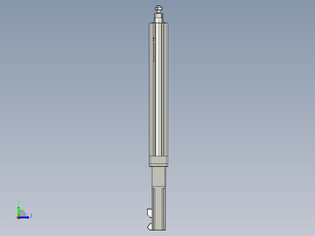 12VZ电动缸-VZ5-S250-BC左视图