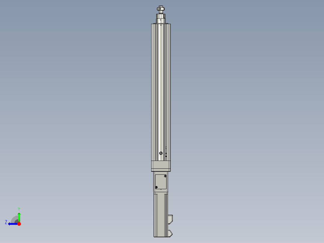 12VZ电动缸-VZ5-S250-BC右视图