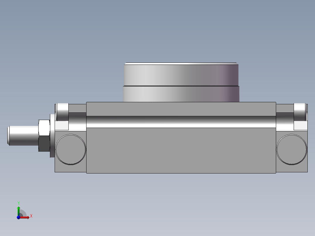 裁剪A4纸结构前视图
