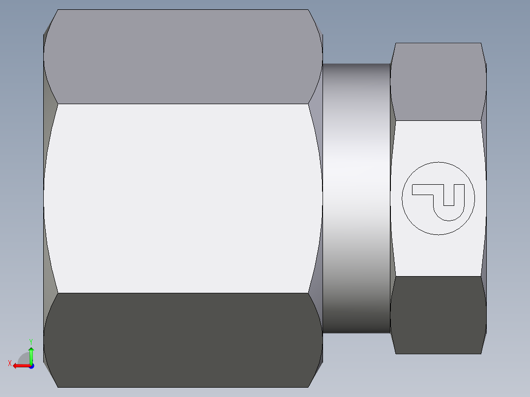 卡套式工业通用硬管接头EO_Blanking_plug_for_tube_ends_ROV08ZL71后视图