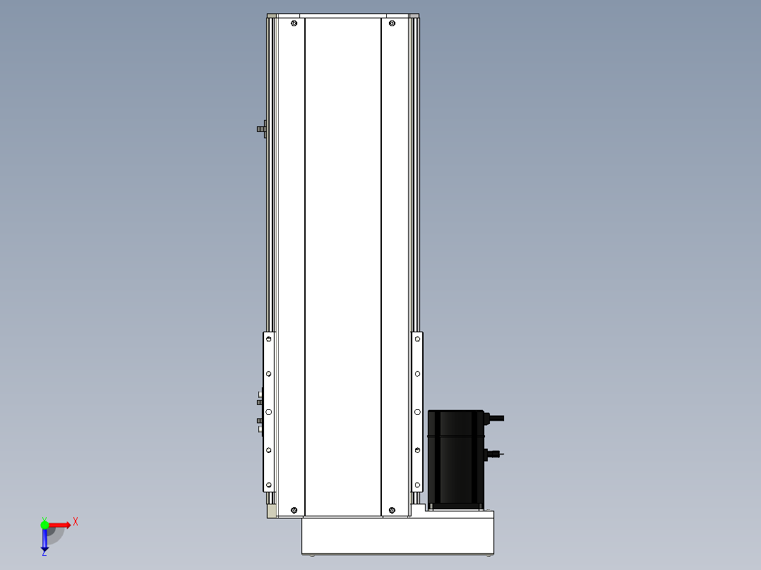 Toyo东佑达直线模组-ETH22-400-BL-750W俯视图