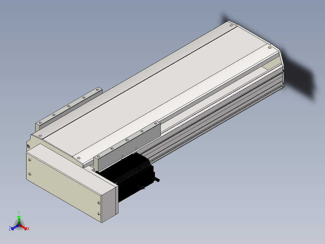 Toyo东佑达直线模组-ETH22-400-BL-750W正等轴测图