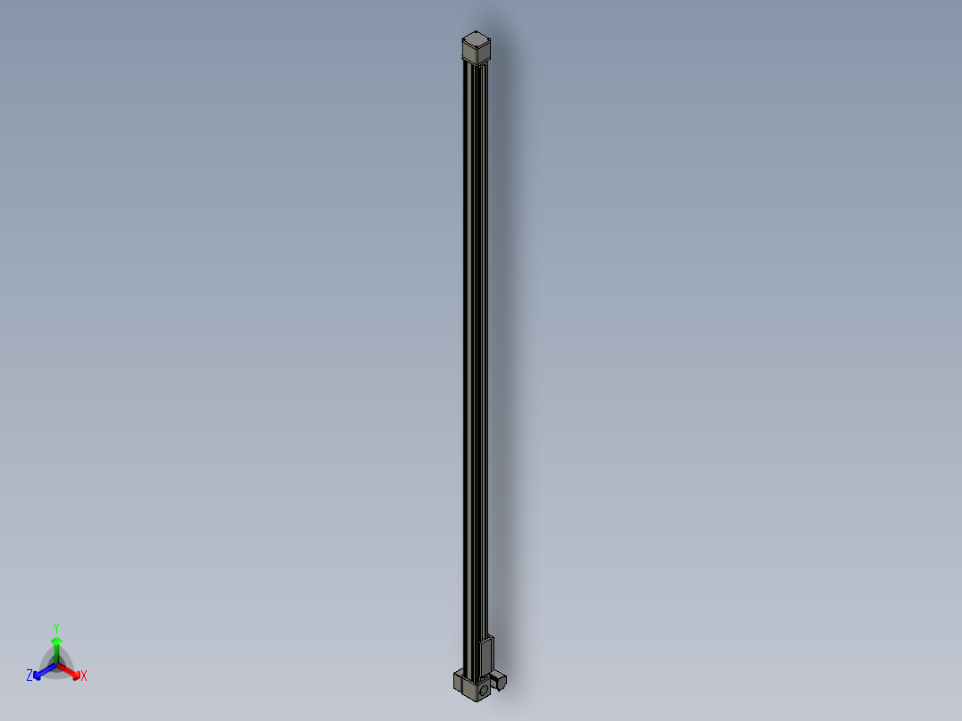 欧规系列-GB8-L96-S3100-BLU-P40-MS3正等轴测图