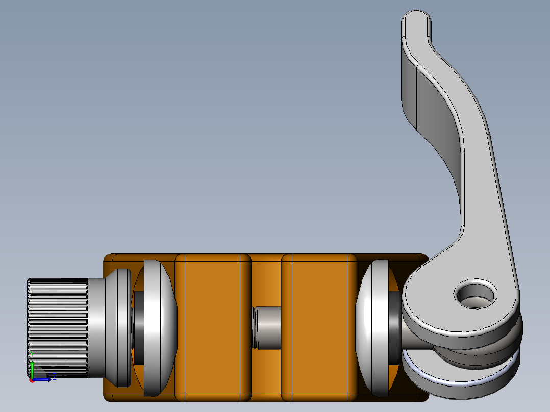 自行车-座椅后夹+318+X+20mm左视图
