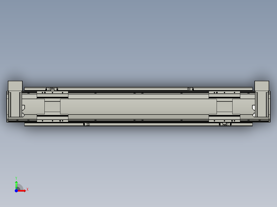 威洛博双电机滑台-VBF14S2-L50-S600-BU-P40-C6前视图
