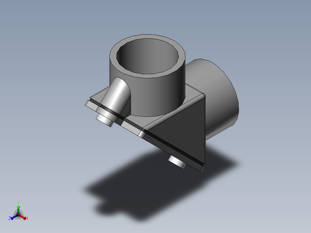 pvc conduit--pull-elbow-90deg主视图