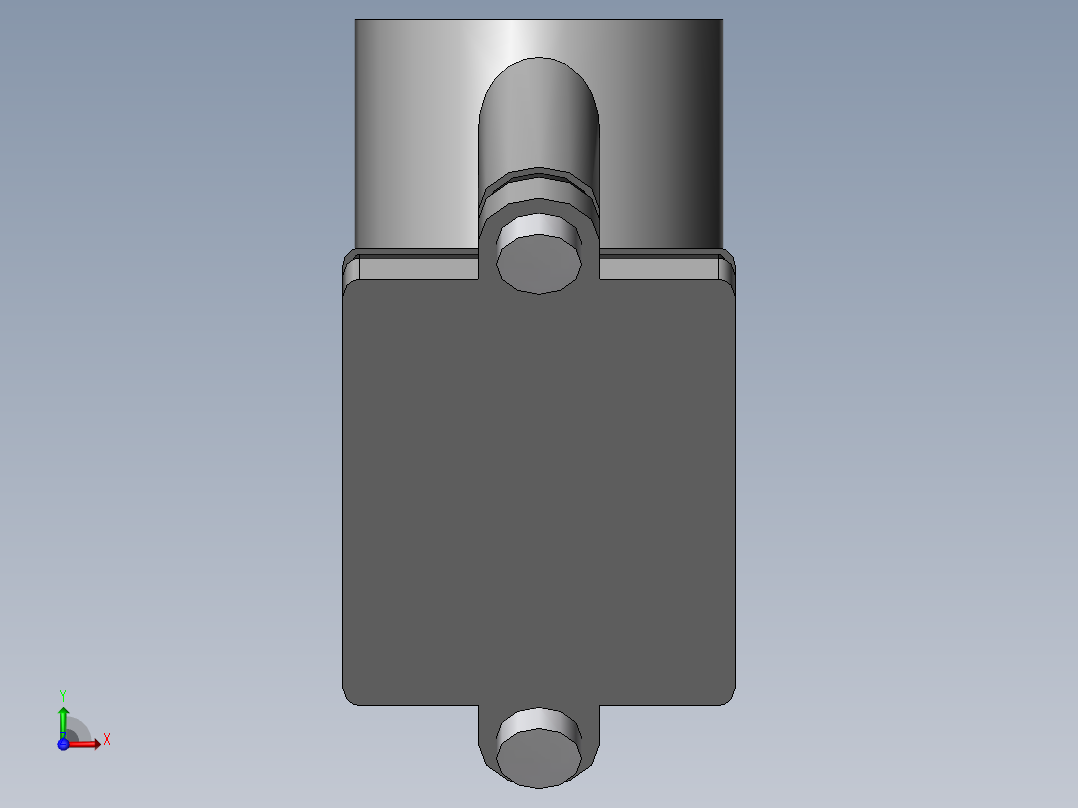 pvc conduit--pull-elbow-90deg前视图