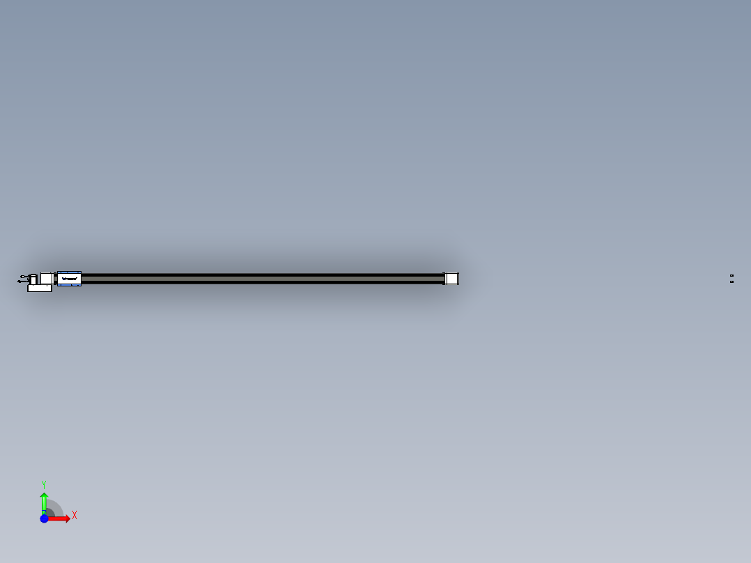 威洛博LB.GB同步带传动--欧规系列GB8-L96-S2750-BL-P40前视图