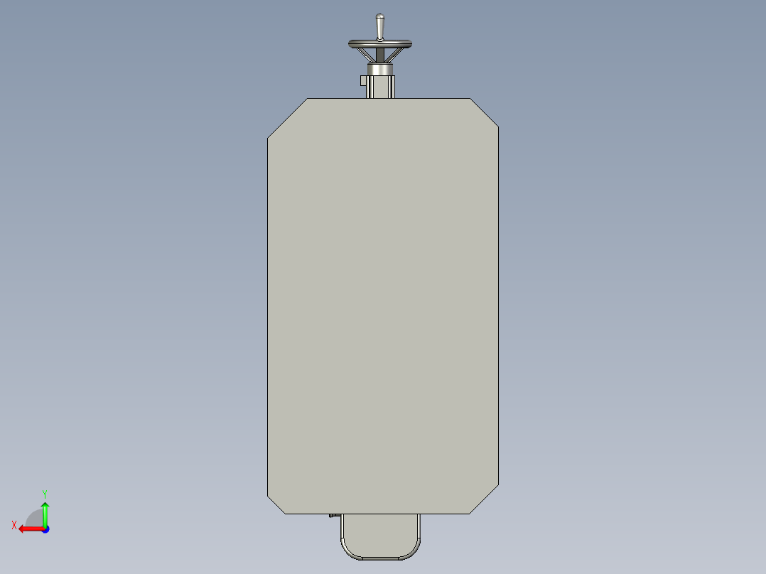小摇臂钻右视图