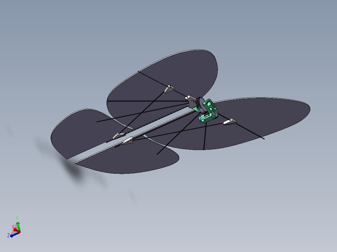 角度分配实验主视图
