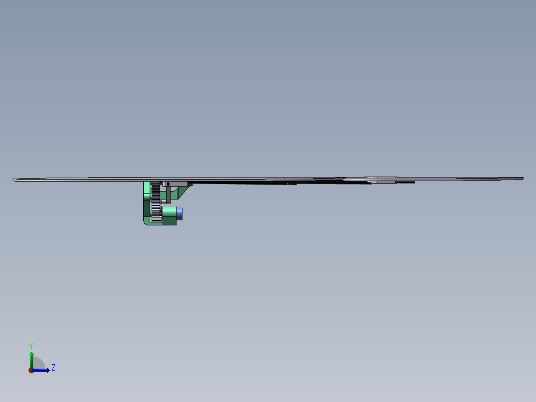 角度分配实验左视图