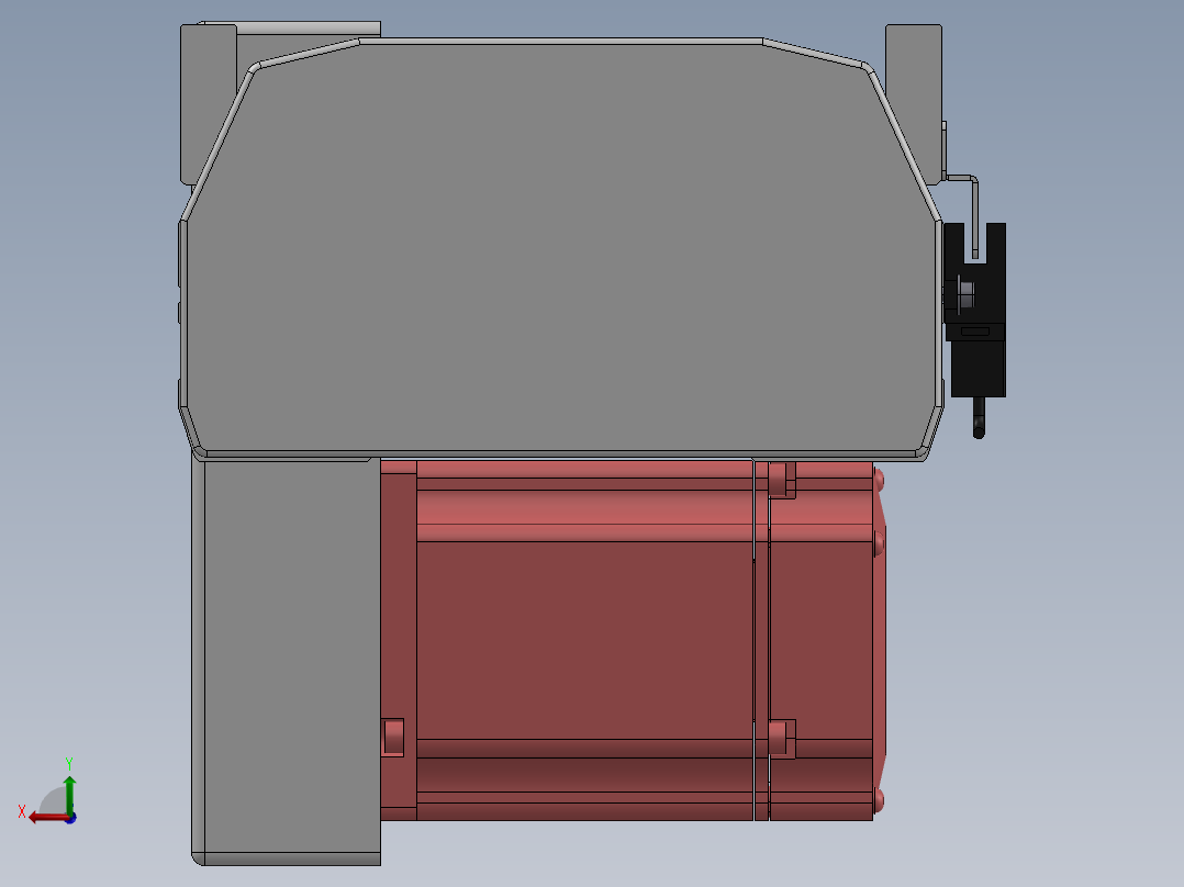 精密模组MT170-L125-2900-RD-M75-C4后视图
