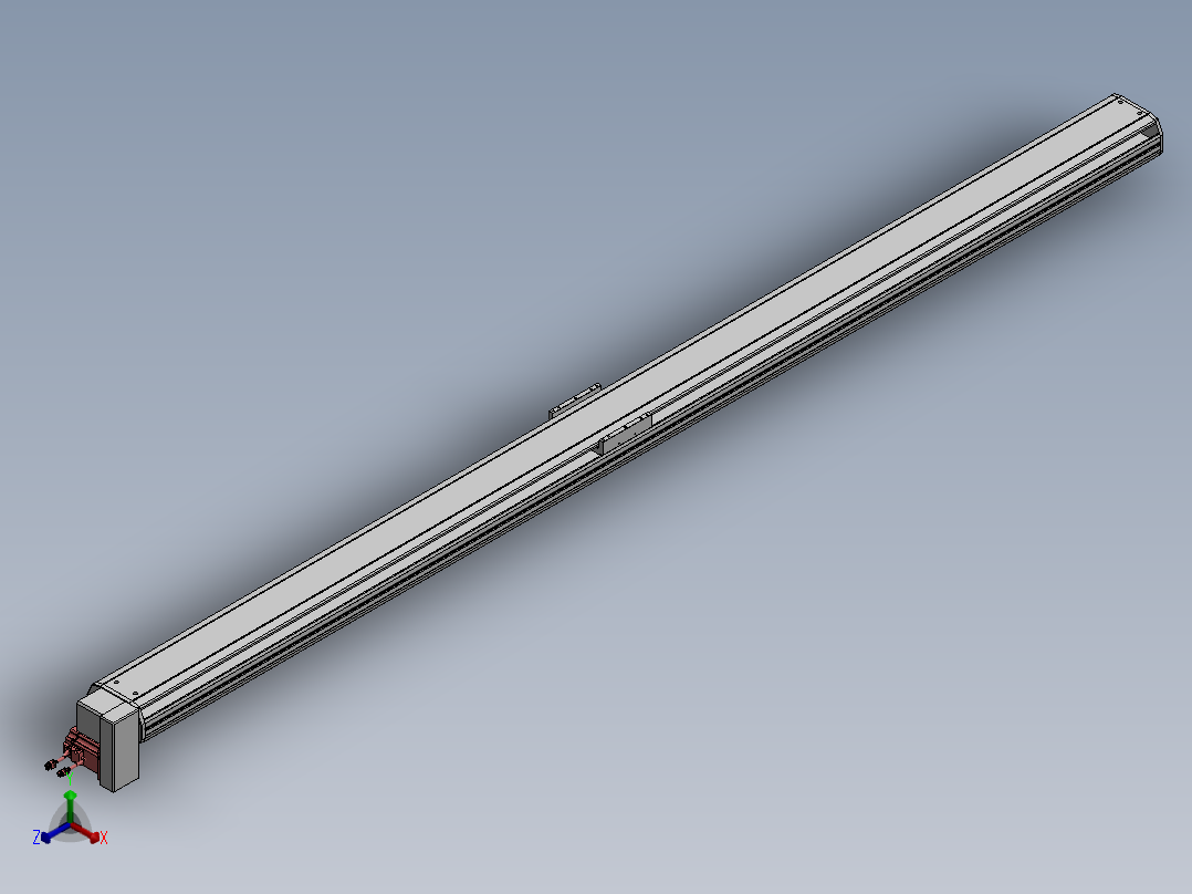 精密模组MT170-L125-2900-RD-M75-C4正等轴测图