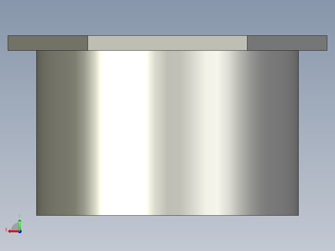 船舶管路系统SeaCor_ReducerBushing_SxSPIG_37J137337_3in x 1.5in后视图