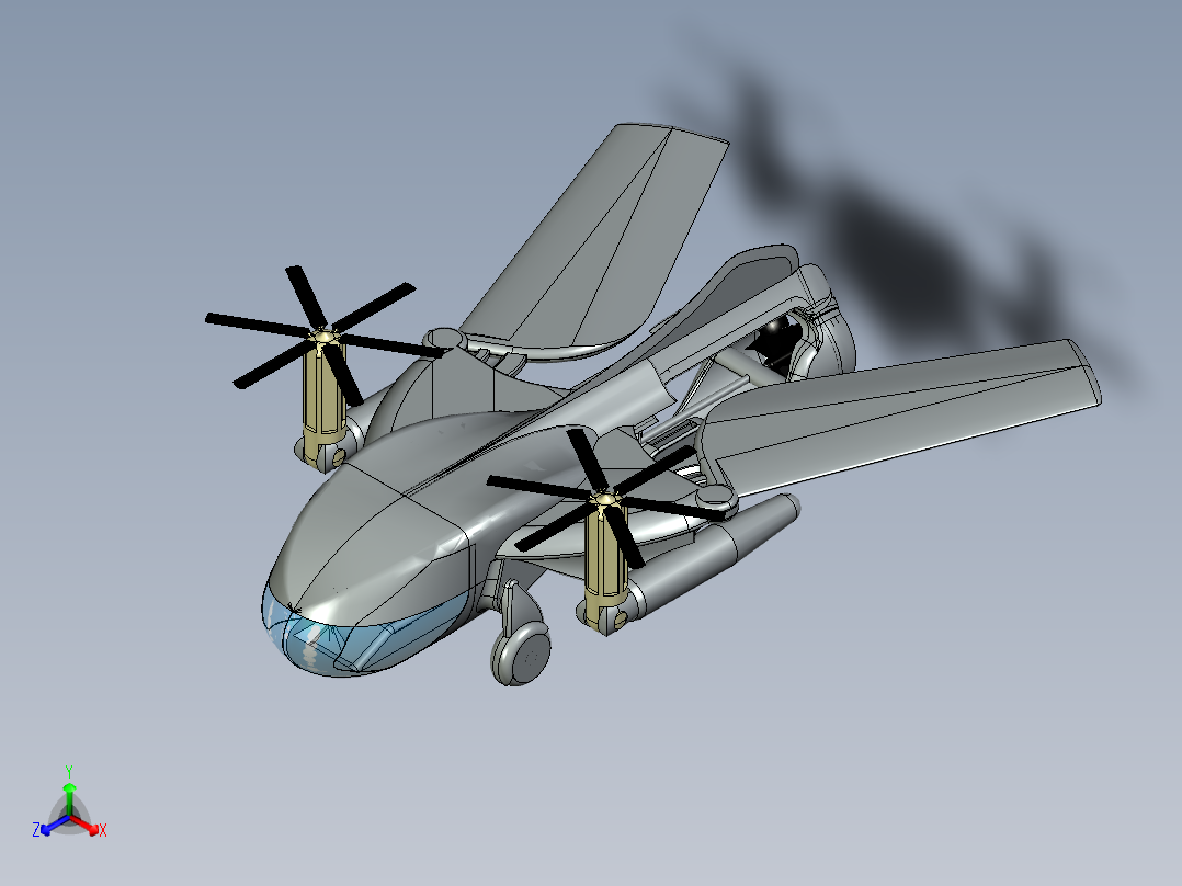 托米的鱼鹰主视图