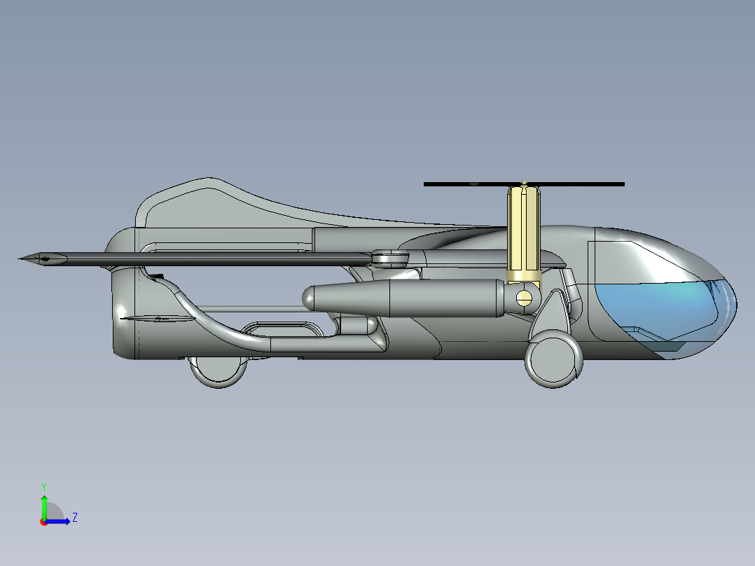 托米的鱼鹰左视图