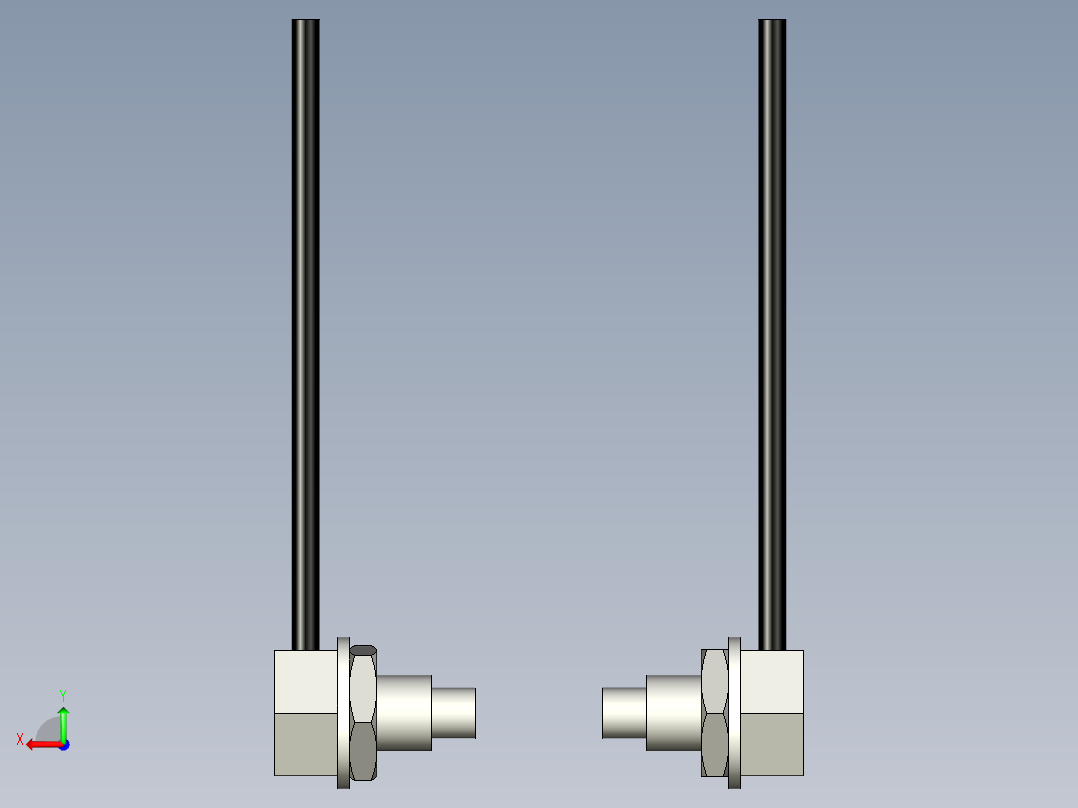 直角光纤_对射型FT-Y33后视图