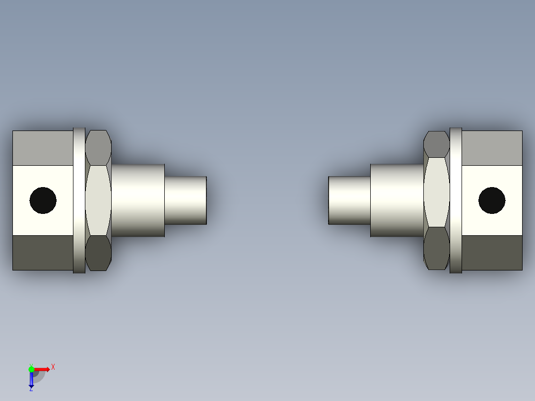 直角光纤_对射型FT-Y33俯视图