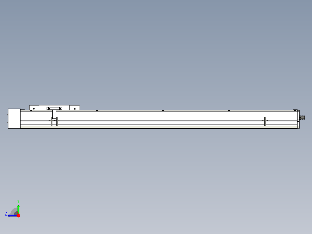 Toyo东佑达直线模组-ECH17-950-BR-750W右视图