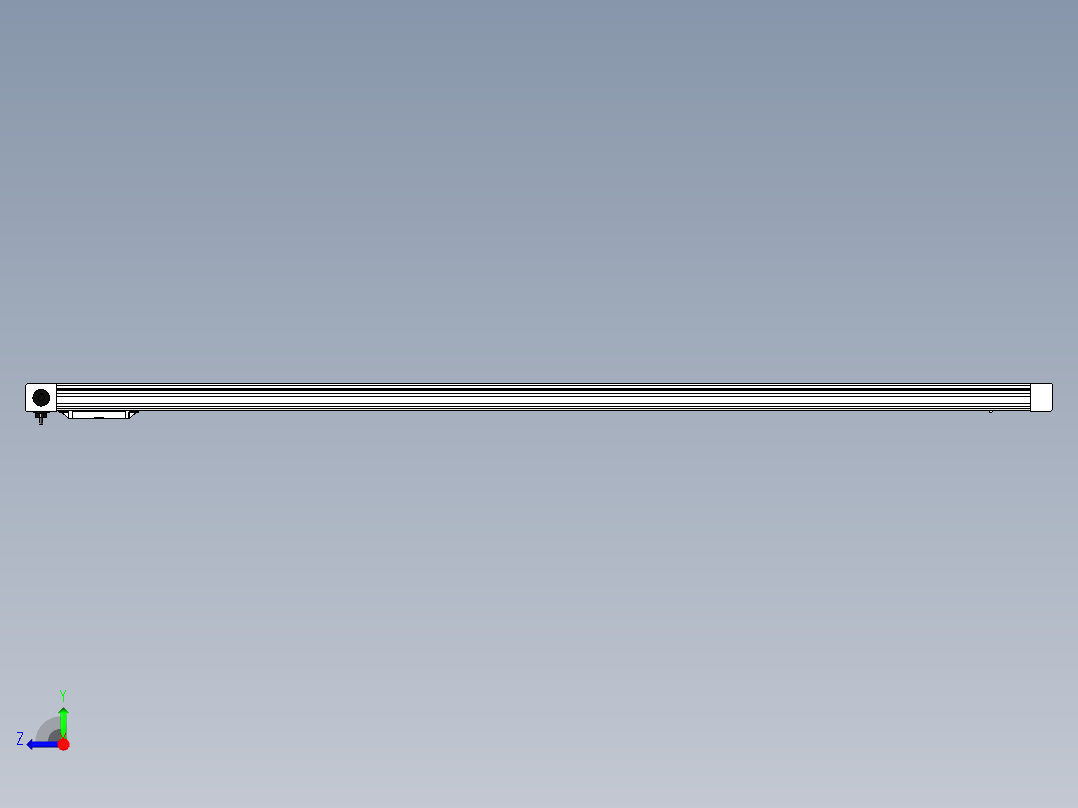 Toyo东佑达直线模组-M65M-X78-2000-L-M40-C4右视图