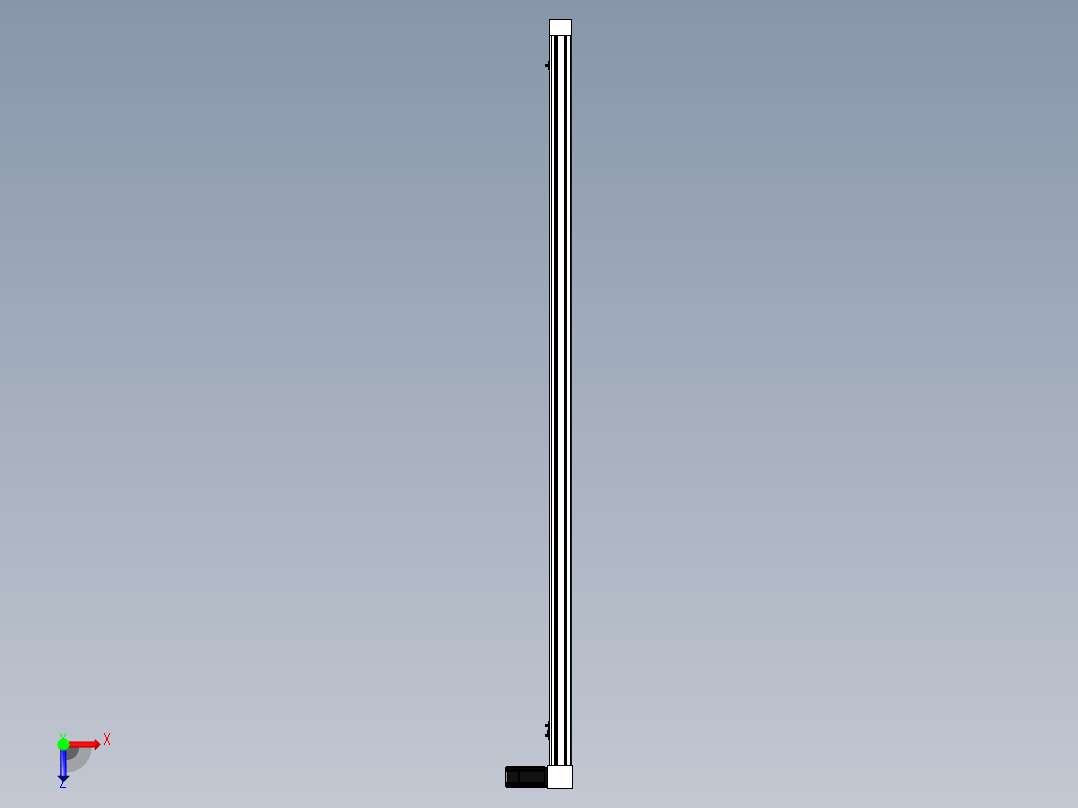 Toyo东佑达直线模组-M65M-X78-2000-L-M40-C4俯视图