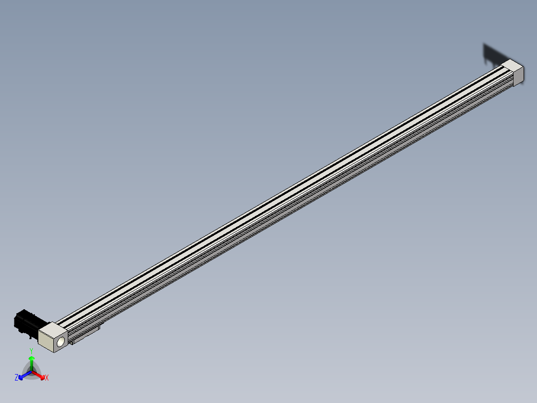 Toyo东佑达直线模组-M65M-X78-2000-L-M40-C4正等轴测图