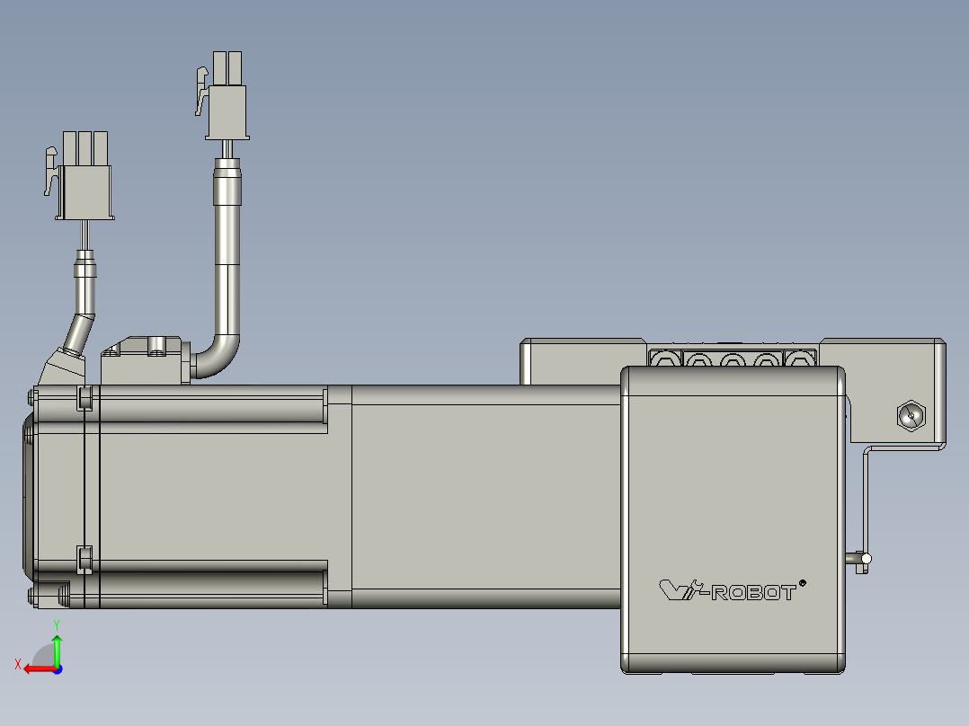 威洛博直线电机模组EB6-L140-S600-R-P40-MS3后视图