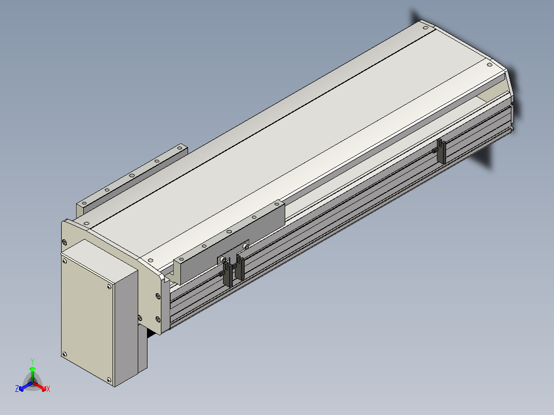 Toyo东佑达直线模组-ETH22-450-BM-400W+煞車主视图