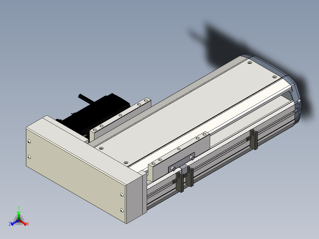 Toyo东佑达直线模组-ETH17-200-BR-M75正等轴测图