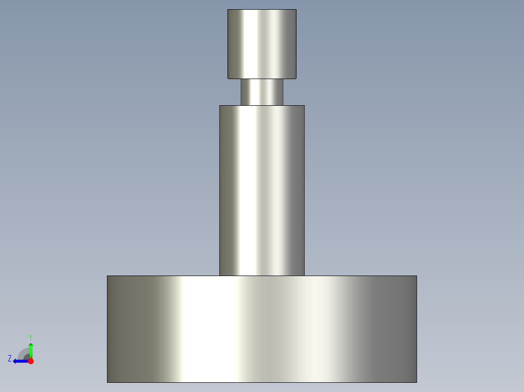 調整搖擺螺絲(A型)BJ737-A-3D多系列多零件图纸模型右视图