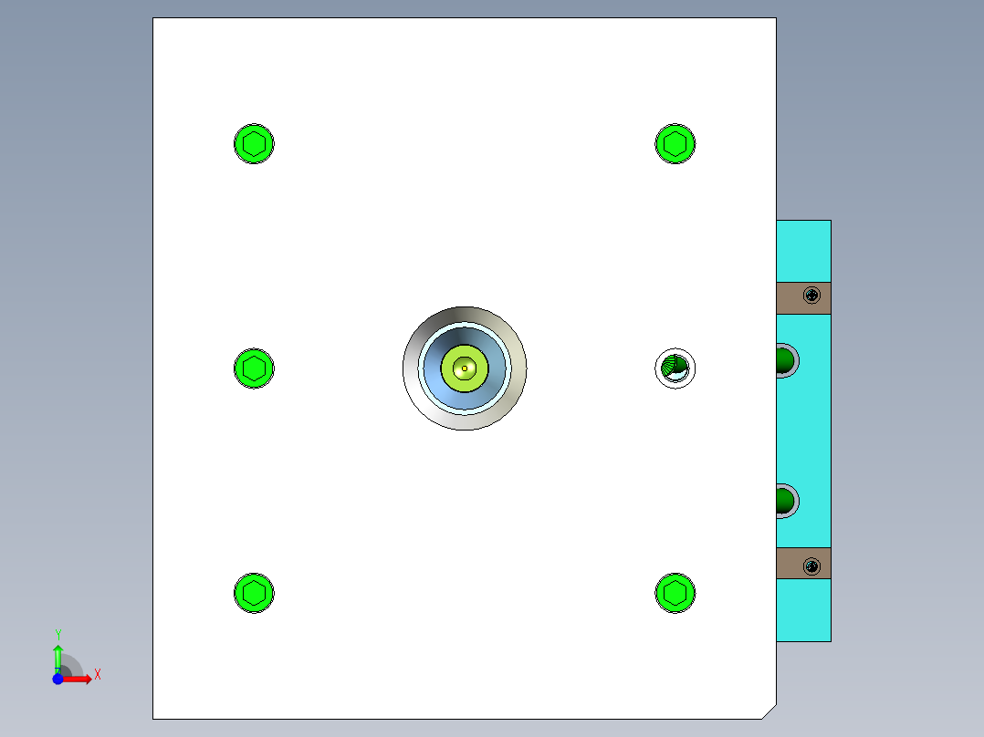 玩具上下壳前视图