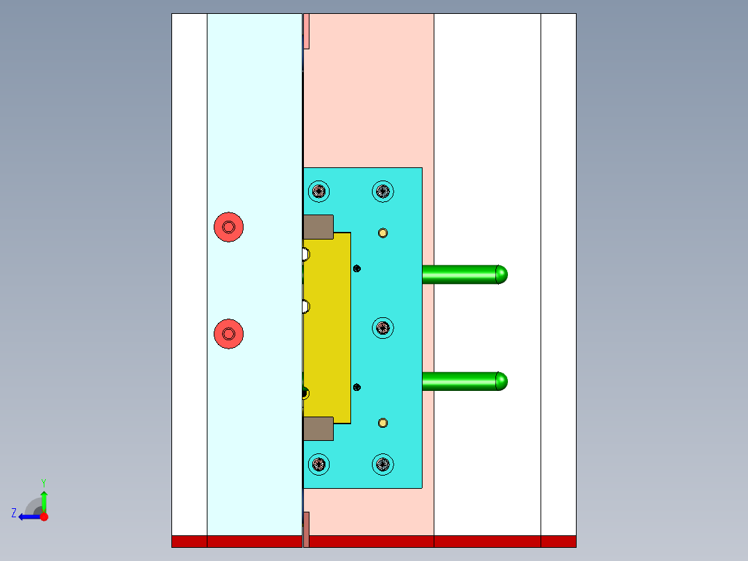 玩具上下壳右视图