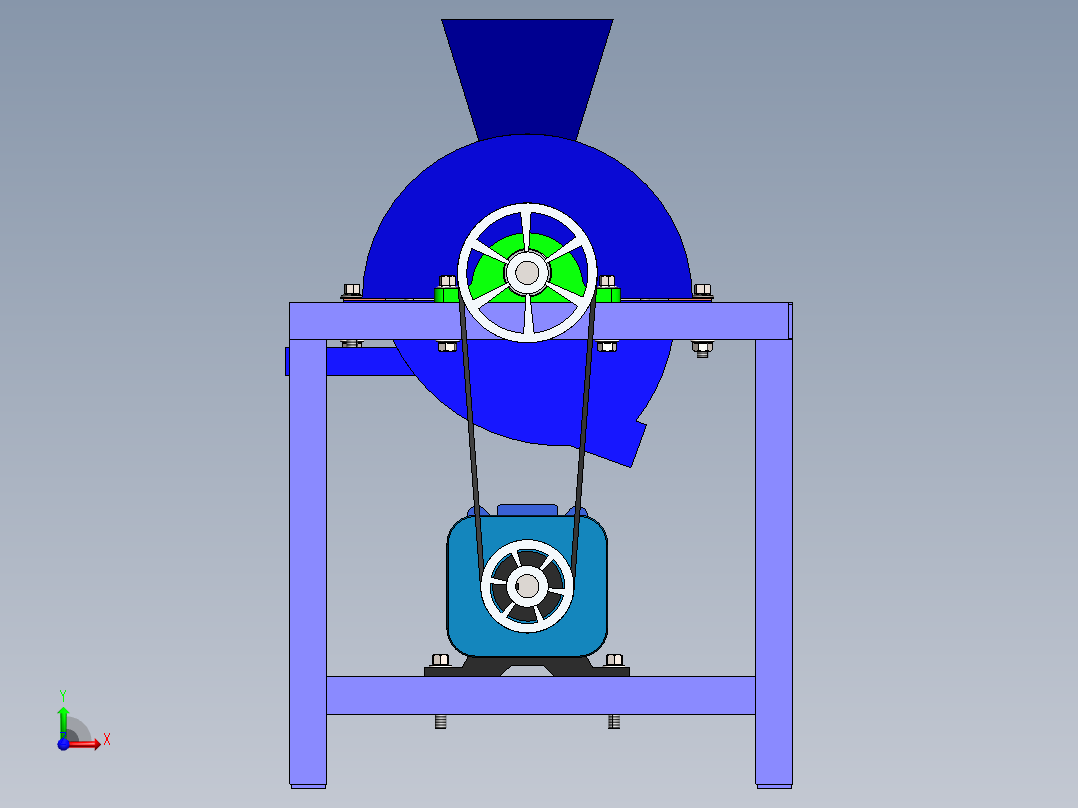 玉米脱粒机maize-sheller-SW前视图