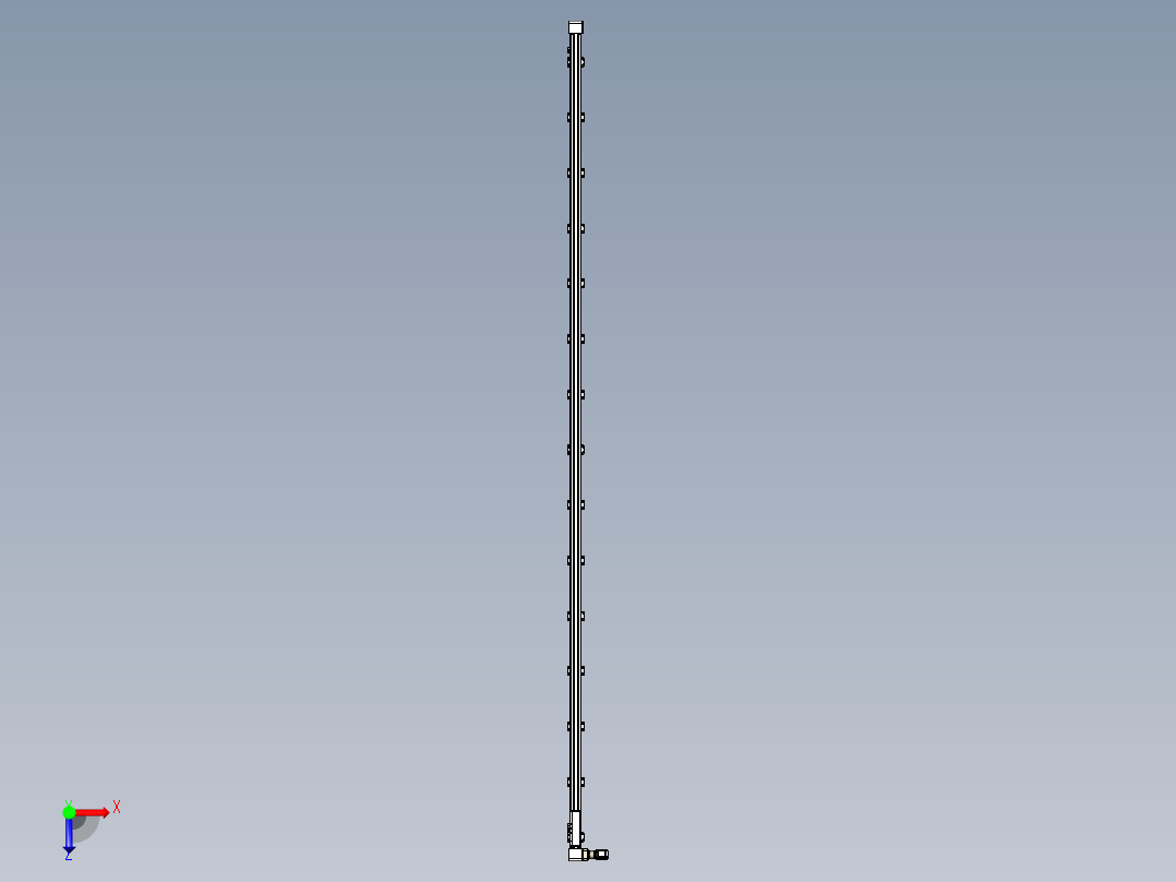 同步带滑台-欧规B8-L176-S5600-L-ZP40-D3-N5俯视图