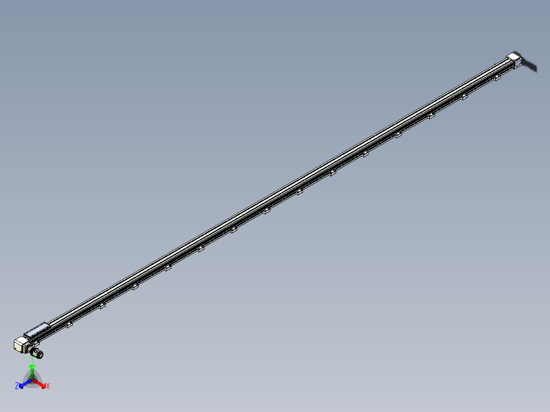 同步带滑台-欧规B8-L176-S5600-L-ZP40-D3-N5正等轴测图