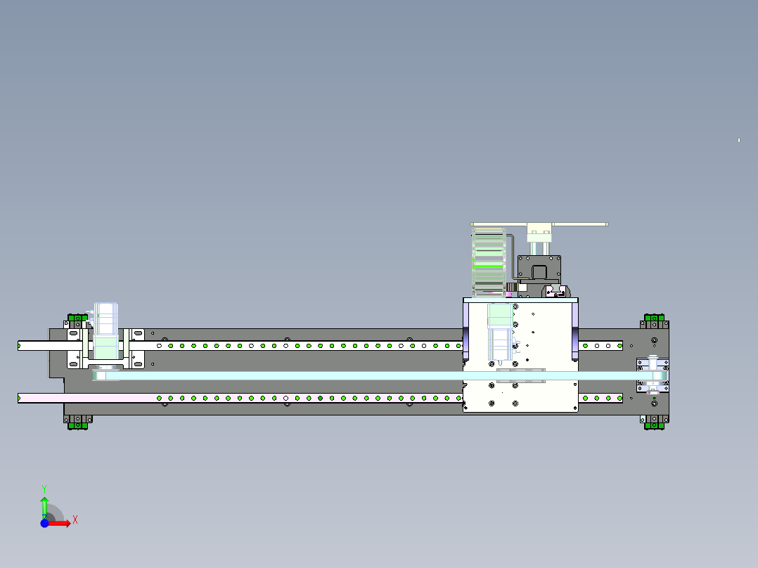 HY-550 料箱搬运机械手前视图