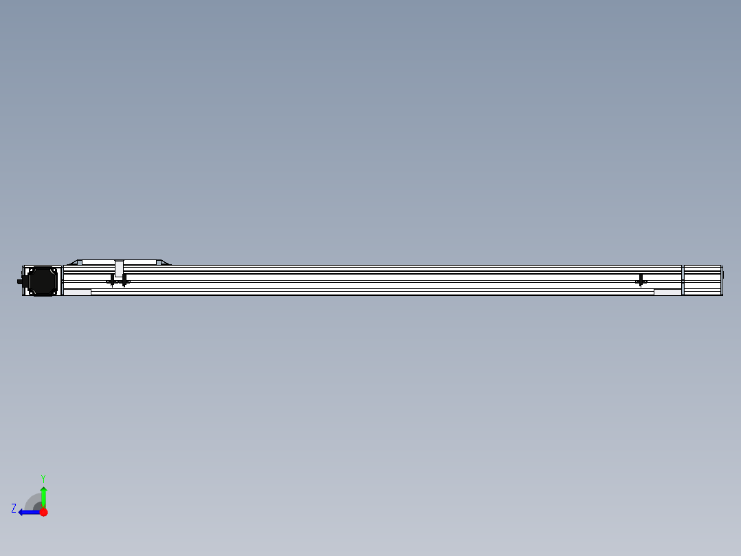 Toyo东佑达直线模组-M65-S-X130-1100-L-M40-C4右视图