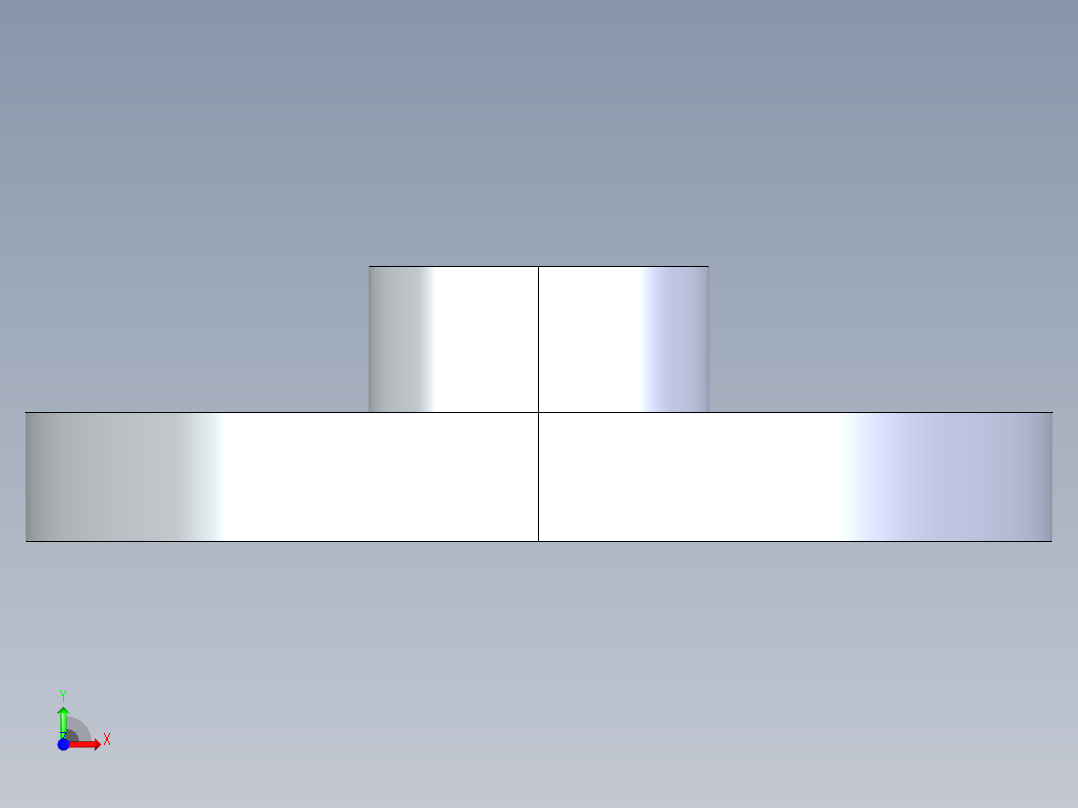 聚氯乙烯配件24-Sch80_Flange One-Piece_FPT_852-005_0.5in前视图
