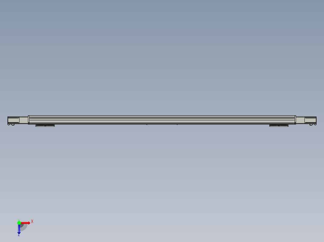 威洛博双电机滑台-VC14D2-S850-BC-P40-C6俯视图