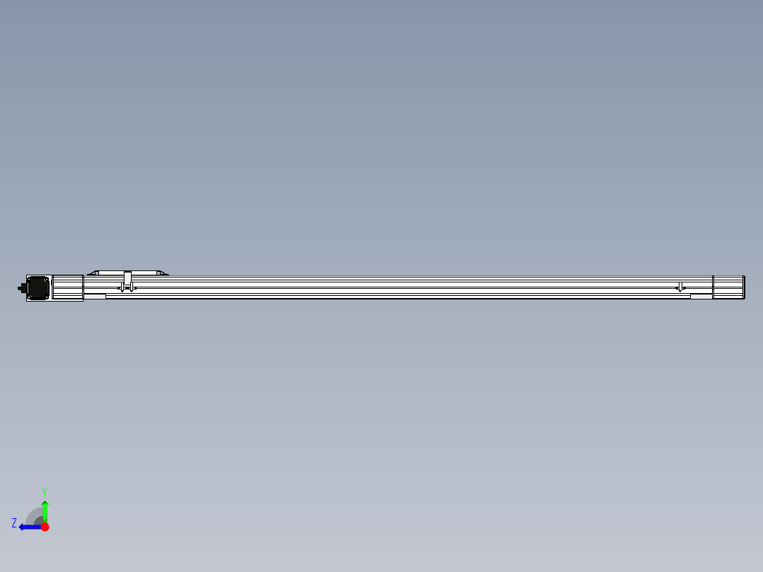 Toyo东佑达直线模组-M65-S-1500-L-M40-C4右视图