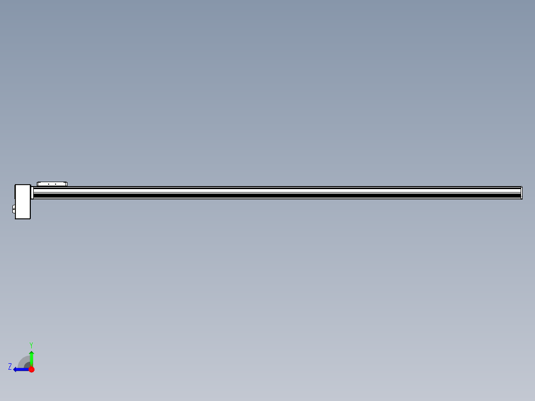 同步带全封闭直线模组TPA-HCB-105D-90-L1900-RP-Y-P20-N3右视图