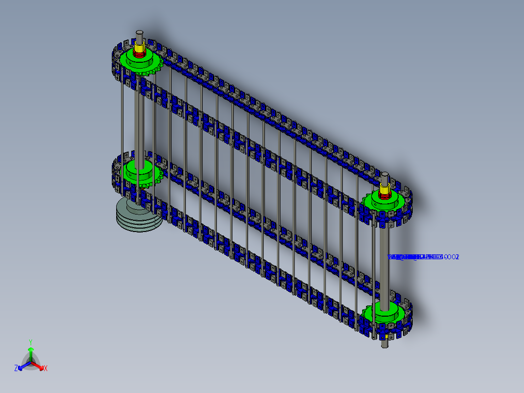 熟鸡蛋剥皮机主视图